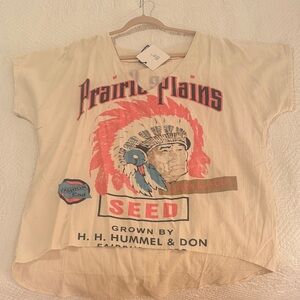 Jaded Gypsy Prairie Plains Seed Graphic top. Firm on Price